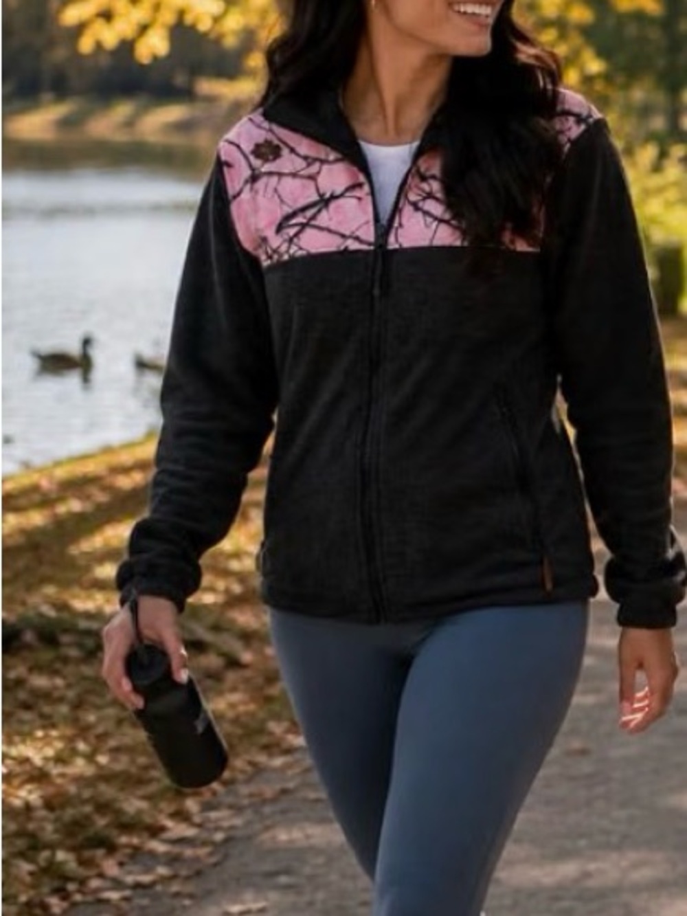 TrailCrest/ woman’s M/ Soft fleece Long Sleeve Full Zip Jacket Coat